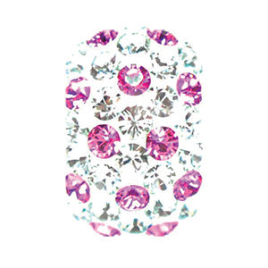 1880 | Sparklies&reg; - White w/ Pink Rose Polka Dots
