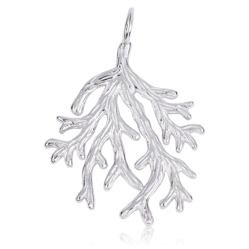 8089 | Sterling Silver Pendant – Coral
