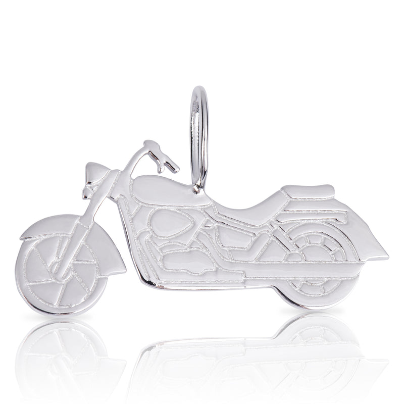8085 | Sterling Silver Pendant – Motorcycle