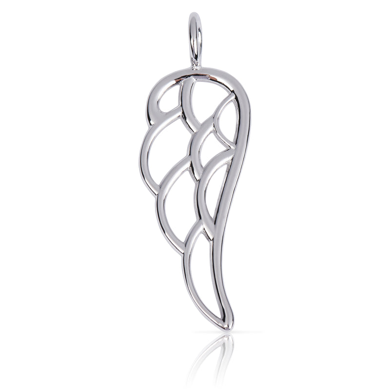 8093 | Sterling Silver Pendant – Angel Wing