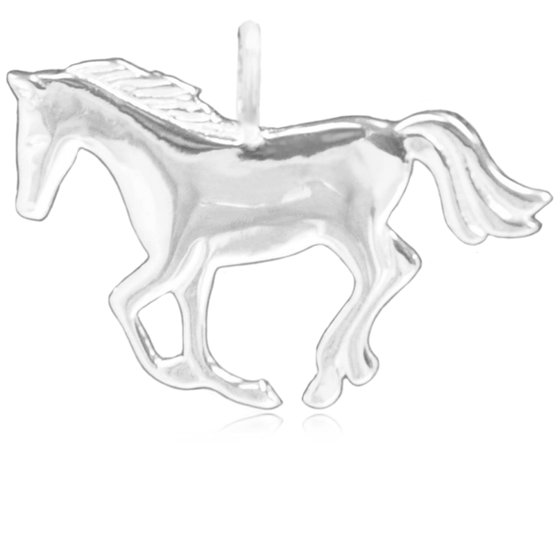 8065 | Sterling Silver Pendant – Horse