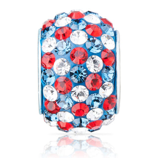 1823 | Sparklies&reg; - Navy Blue, Red & White Speckled