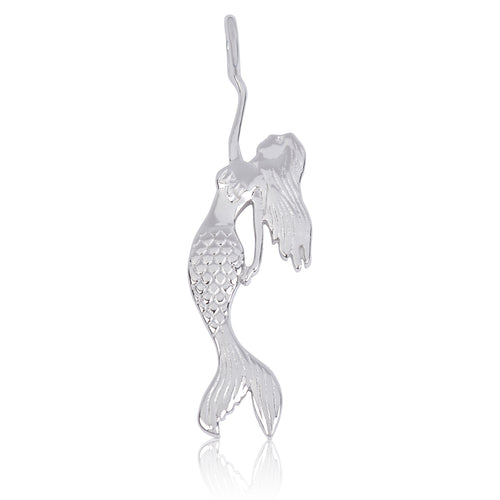 8074 | Sterling Silver Pendant – Mermaid