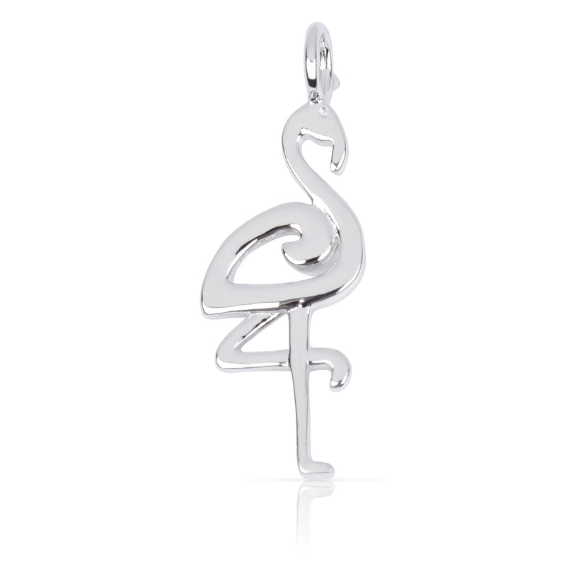 8075 | Sterling Silver Pendant – Flamingo