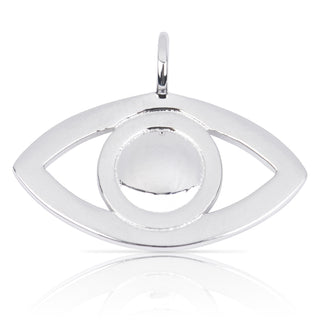 8101 | Sterling Silver Pendant – Evil Eye