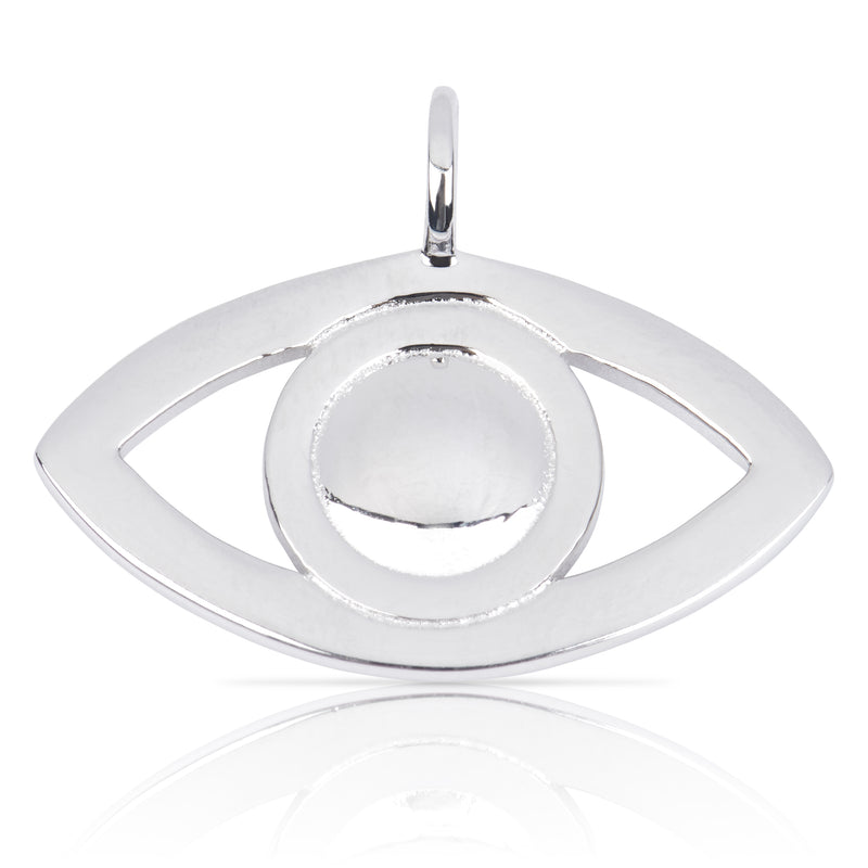 8101 | Sterling Silver Pendant – Evil Eye