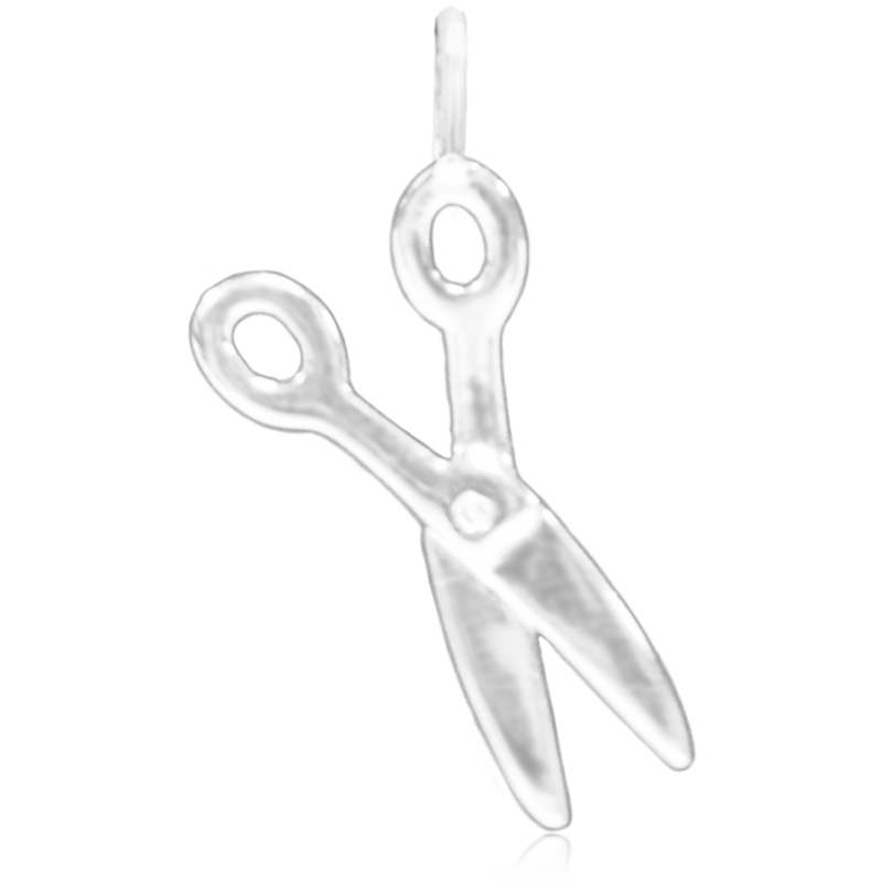 8078 | Sterling Silver Pendant – Scissors